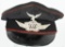 WWII NAZI LUFTWAFFE FLAK ARTILLERY VISOR HAT WW2