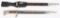 WWII NAZI POLIZEI UN-SLOTTED STAG GRIP BAYONET WW2