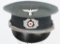 WWII NAZI GERMAN TRANSPORT OFFICER'S VISOR CAP