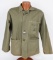 WWII USMC P41 HBT JACKET & DOG TAG W THUMBPRINT