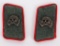 WWII NAZI GERMAN HEER ASSAULT GUNNER COLLAR TABS