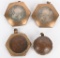 WW1 & WWII TRENCH ART LIGHTERS LOT OF 4 WW2