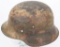 WWII NAZI GERMAN NORMANDY CAMO HEER HELMET WW2