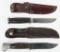 WWII USN FIGHTING KNIFE LOT MK1 & KA-BAR KNIVES