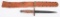 WWII REPRO V-42 FIGHTING STILETTO WW2 W/ SCABBARD