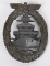 WWII NAZI GERMAN HIGH SEAS FLEET BADGE BY FO WW2