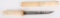 JAPANESE CARVED BONE TANTO SHORT SWORD