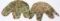 KOREAN WAR USMC HELMET CAMO COVERS LOT OF 2