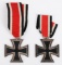 WWII NAZI GERMAN IRON CROSS MEDAL LOT EKII WW2