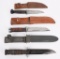WWII US FIGHTING KNIFE LOT OF 3 MKII 225Q COMMANDO