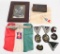 WWII NAZI GERMAN PHOTO FIELD GEAR INSIGNIA LOT WW2