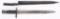 US KRAG RIFLE BAYONET MODEL 1892 DATED 1901
