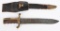 CIVIL WAR DAHLGREN BOWIE KNIFE BAYONET W/ SCABBARD