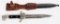 WWII SWEDISH DRESS BAYONET W/ SCABBARD & FROG WW2