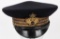 WWII ITALIAN OFFICERS AIR FORCE VISOR HAT WW2