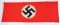 WWII NAZI GERMAN NSDAP FLAG W/ ACCEPTANCE STAMP