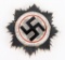 REPRO WWII NAZI GERMAN CROSS IN SILVER WW2