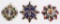 LOT OF 3 CHINESE WARLORD MEDALS OR ORDERS