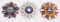 CHINESE ORDER & MEDAL LOT OF 3 BREAST STARS