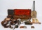 MILITARY LOT FIELD GEAR SHOVELS MAP SET & TRUMPET