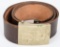 WWII NAZI GERMAN ATHLETIC BELT W/ BUCKLE WW2