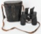 WWII USN SARD MK21 BINOCULARS W/ ISSUE CASE WW2