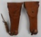 WWII US ARMY .45 M1911 HOLSTER LOT OF TWO WW2