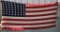 WWII US AMERICAN FLAG LOT OF 2 USN ENSIGN WW2