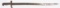 CIVIL WAR M-1862 MERRILL NAVY RIFLE BAYONET 1862