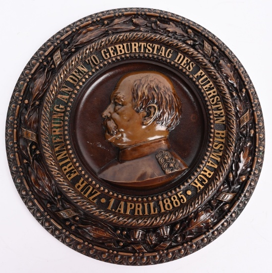 WW1 IMPERIAL GERMAN BRONZE OF OTTO VON BISMARCK