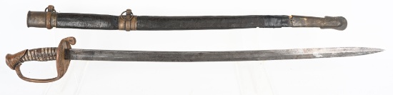 CIVIL WAR CONFEDERATE FOOT OFFICER'S SWORD CSA