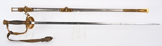 M1860 STAFF OFFICER'S SWORD NAMED 4TH VA. INF. REG