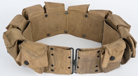 WW1 US ARMY M 1910 HOSPITAL MEDIC EAGLE SNAP BELT
