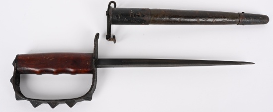 WW1 US ARMY M1917 KNUCKLE KNIFE LF&C WWI