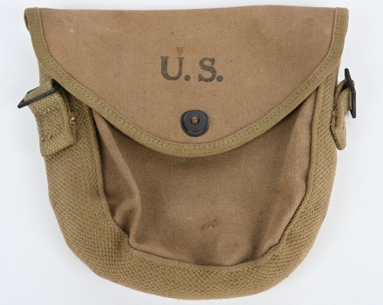 WWII US THOMPSON DRUM MAGAZINE POUCH 1942 DATED