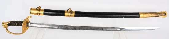 CIVIL WAR M1850 FOOT OFFICER'S SWORD BY AMES MINT