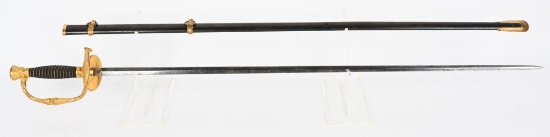 CIVIL WAR AMES M1860 OFFICER'S DRESS SWORD