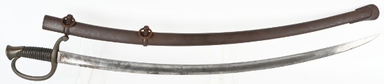 CIVIL WAR ARTILLERY ENLISTED NCO SWORD W/ SCABBARD