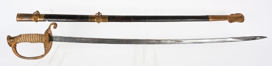 WWI NAMED USN OFFICERS SWORD US NAVY WW2