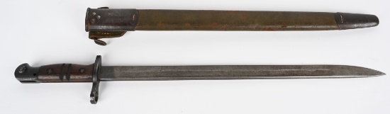 WWI US WINCHESTER M1917 BAYONET/SCABBARD