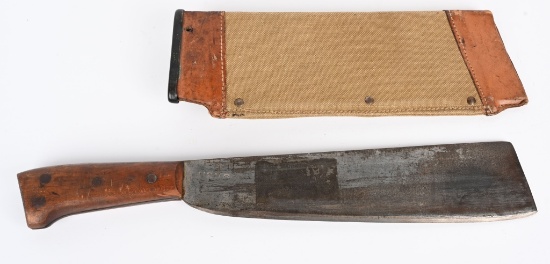 WWI USMC BOLO KNIFE WITH 1ST MODEL SCABBARD