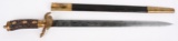 WW1 IMPERIAL GERMAN HUNTING CUTLASS BY WKC WWI