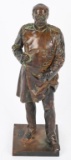 WWI BRONZE OTTO VON BISMARCK BY FRITZ SCHAPER
