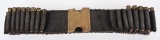 MILLS 1881 DOUBLE ROW BLUE WEB BELT NY 1887