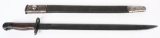 WW1 BRITISH MODEL 1907 BAYONET AND SCABBARD WWI