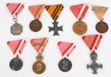 WW1 AUSTRIAN MEDAL GROUPING BRAVERY MEDALS WWI