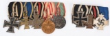 WW1 & WWII IMPERIAL GERMAN MEDAL BAR LOT OF 2 WW2