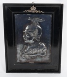 WW1 IMPERIAL GERMAN SILVER PLAQUE KAISER WILHELM