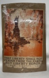 WW1 LIBERTY SHALL NOT PERISH WAR BOND POSTER WWI