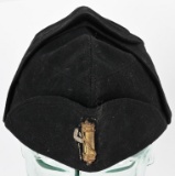 WWII FASCIST MVSN ITALIAN BLACK SHIRT OVERSEAS CAP